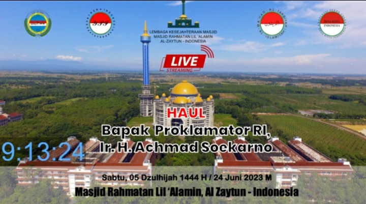 Al Zaytun Gelar Haul Bung Karno ke 53 di Masjid Rahmatan Lil Alamin